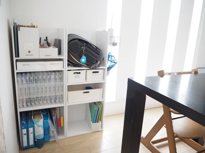 ランドルラックと合わせて学習グッズを並べるのもアリですね