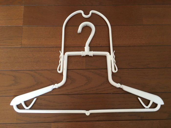 干しにくいパーカーも、このハンガーならバッチリ!