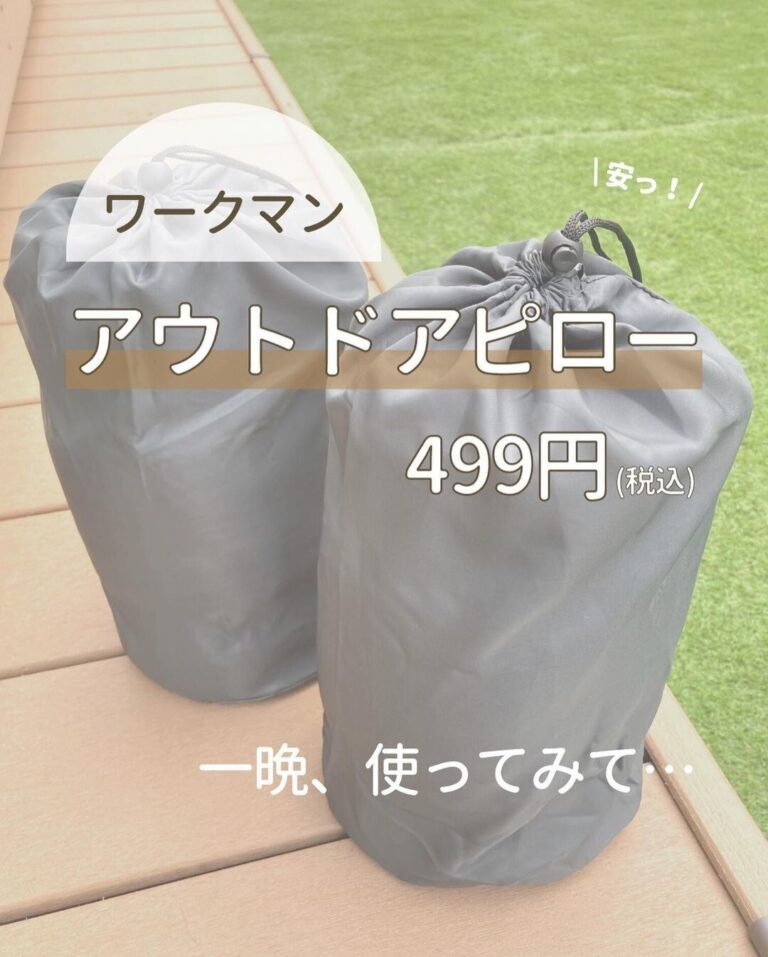 迷わず即購入【ワークマン】「QOL爆上がり」「期待大の即買い」マストハブがおすすめなアイテム3選