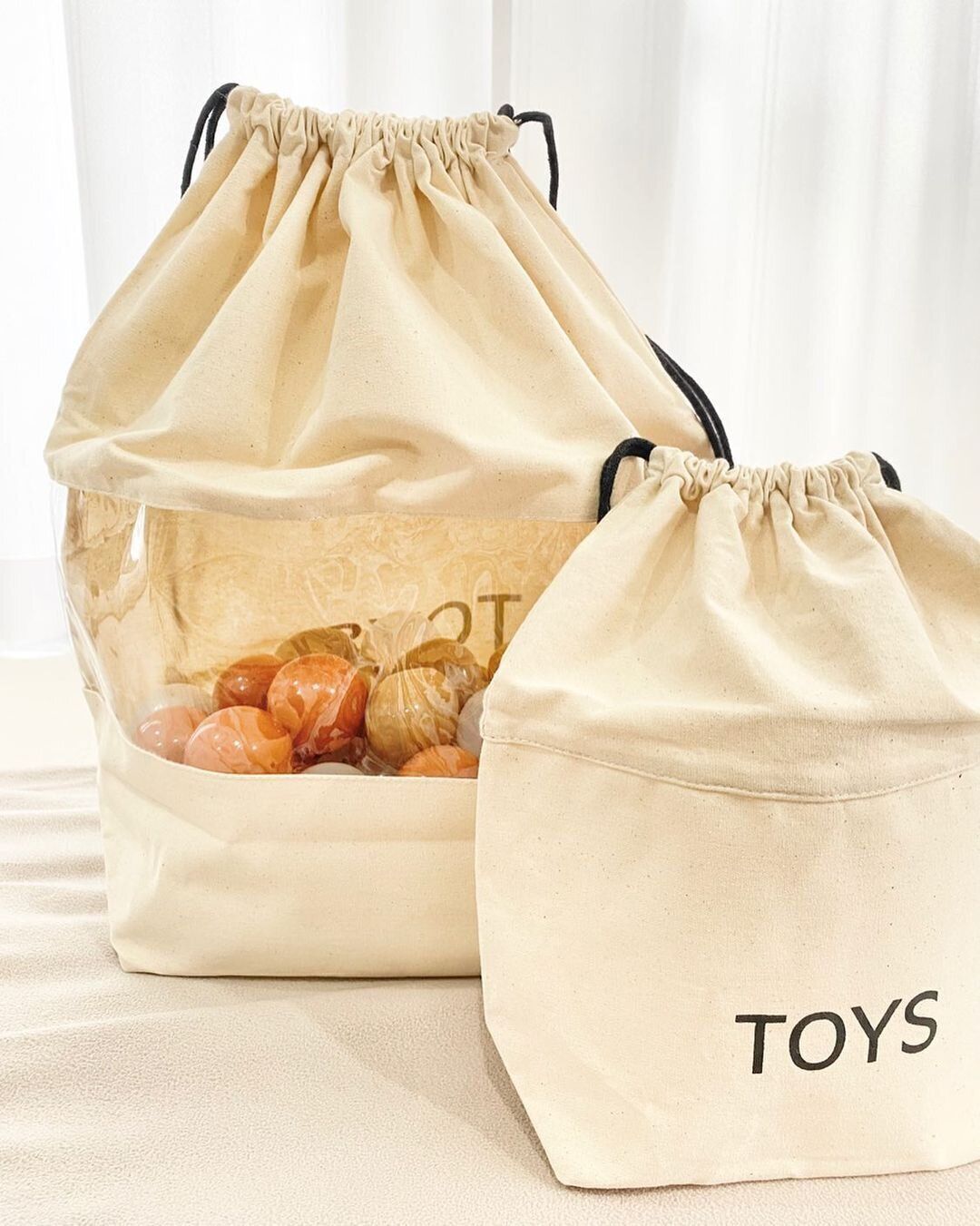 【3COINS】収納もかわいく！TOYS巾着