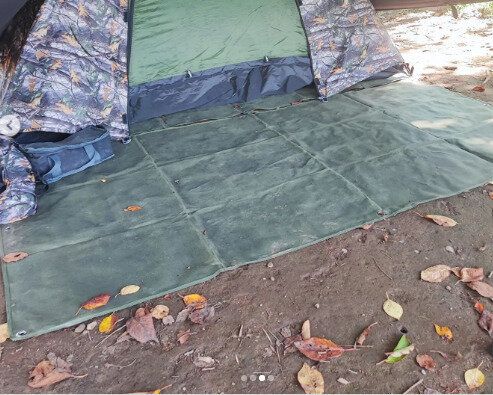 ドームテントにピッタリフィット!