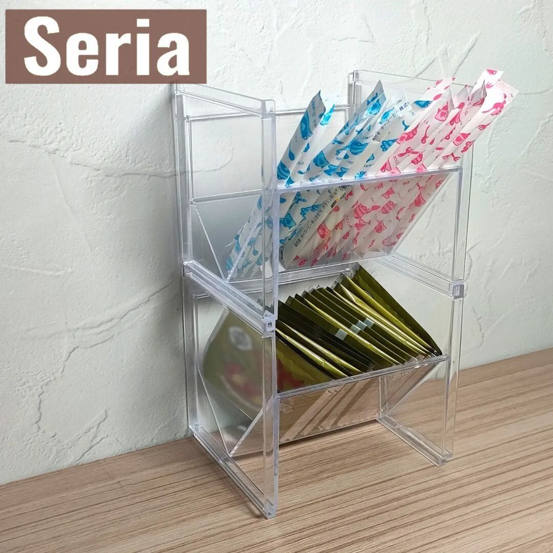 【セリア】取り出しやすくて便利なラック