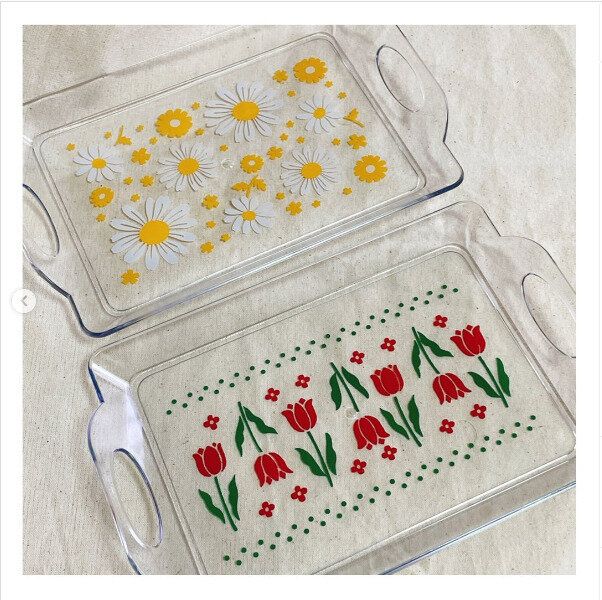 【セリア】レトロトレーはエモいだけじゃなくお家の中でしっかり活躍