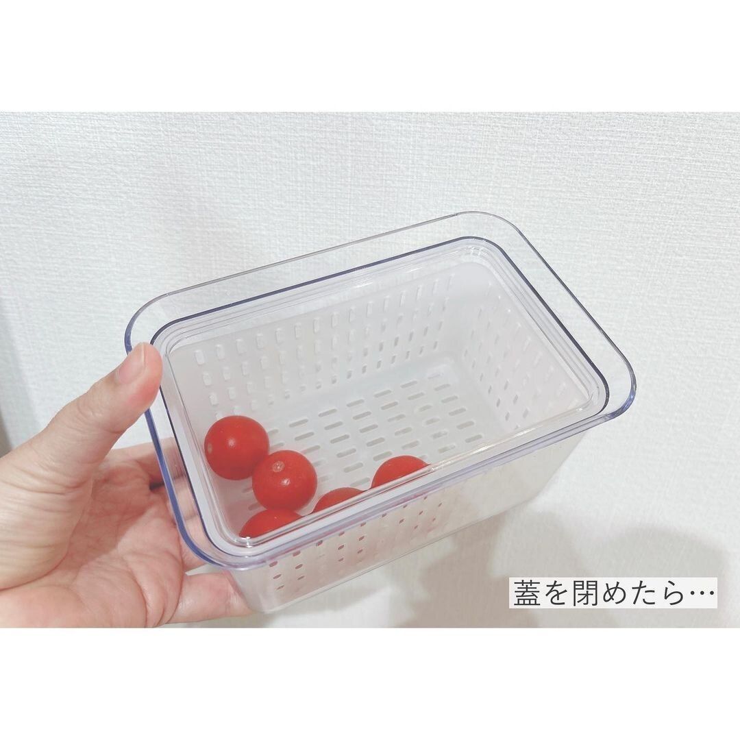 【3COINS】再販をずっと待ってたザルつき保存容器