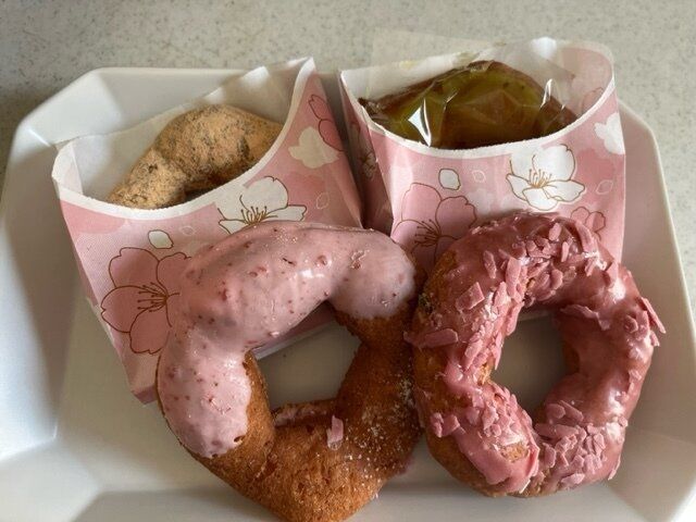 【ミスド】桜もちっとドーナツ４種食べ比べてみました。