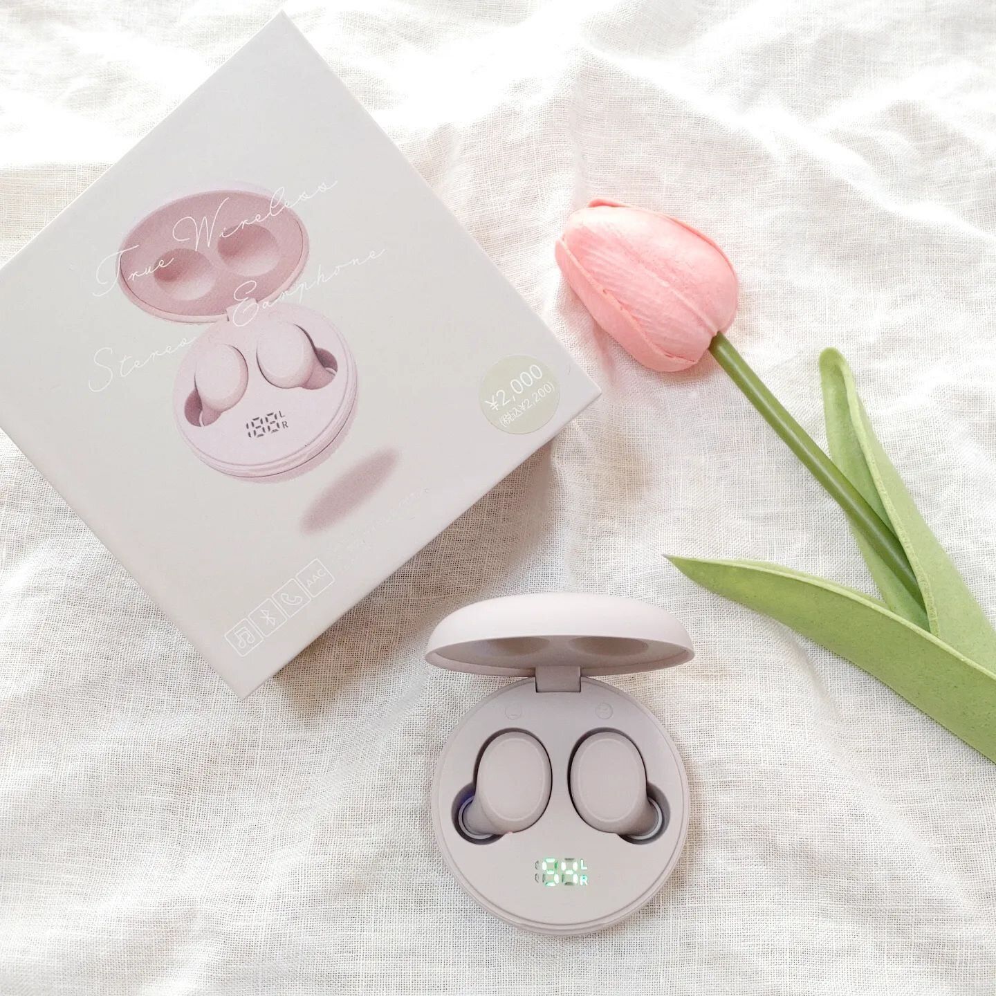 【3COINS】気分が上がりそうな「マカロン型ワイヤレスイヤホン」