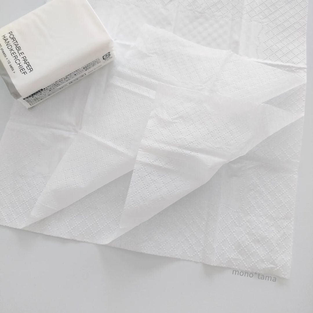 【キャンドゥ】外出時の手拭きに大活躍！ポケットペーパーハンカチ