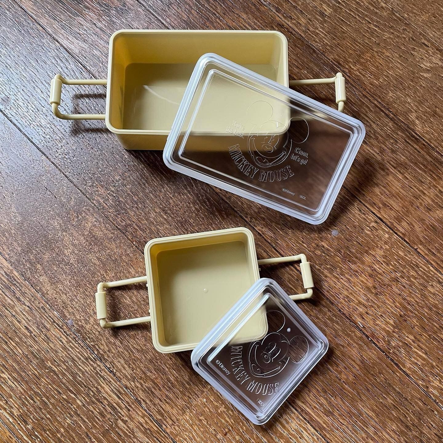 「ミッキー」デザインのランチボックス&フルーツボックス