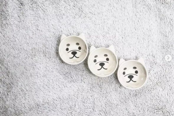 【セリア】柴犬のお顔がかわいい！セリアの小鉢