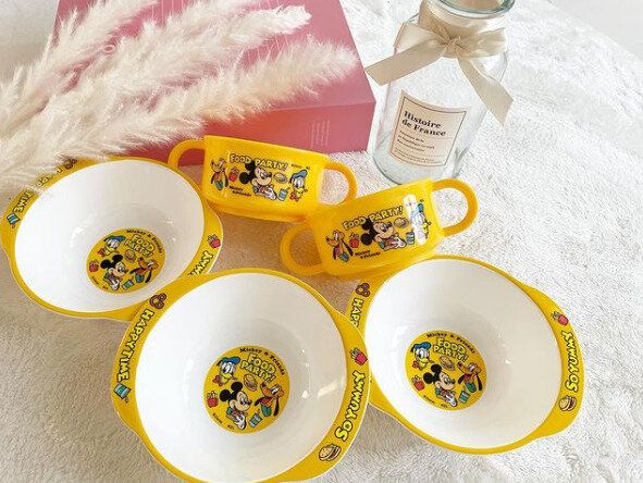 【セリア】おそろいにしたい！ミッキーのお皿とカップ