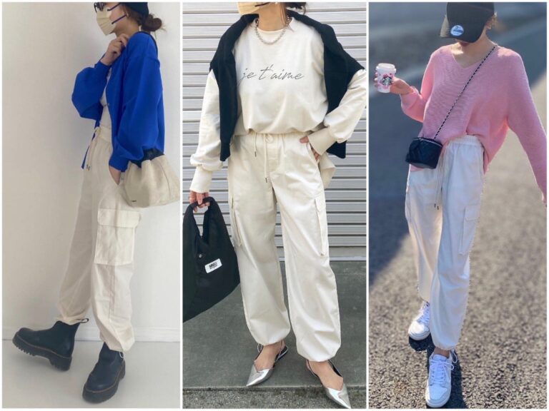 【GU】「トレンドカーゴパンツ」はホワイトが正解！おすすめコーディネート術6選