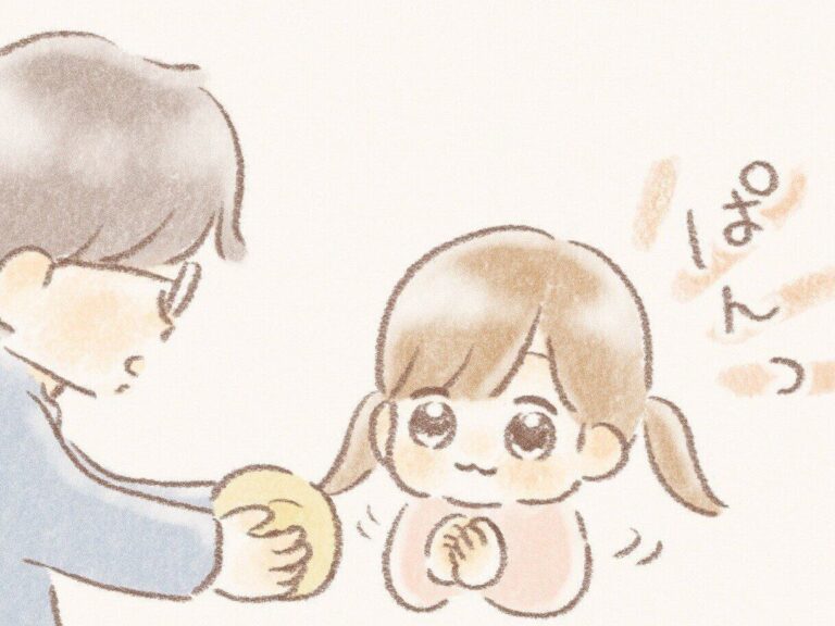 3歳娘が貯金箱に「ぱんっ」と手を合わせたその理由がかわいすぎる！
