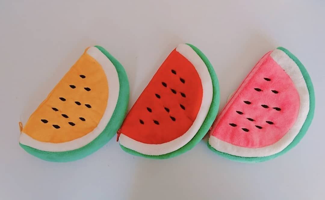 【セリア】デザインがかわいい!スイカのコインケース