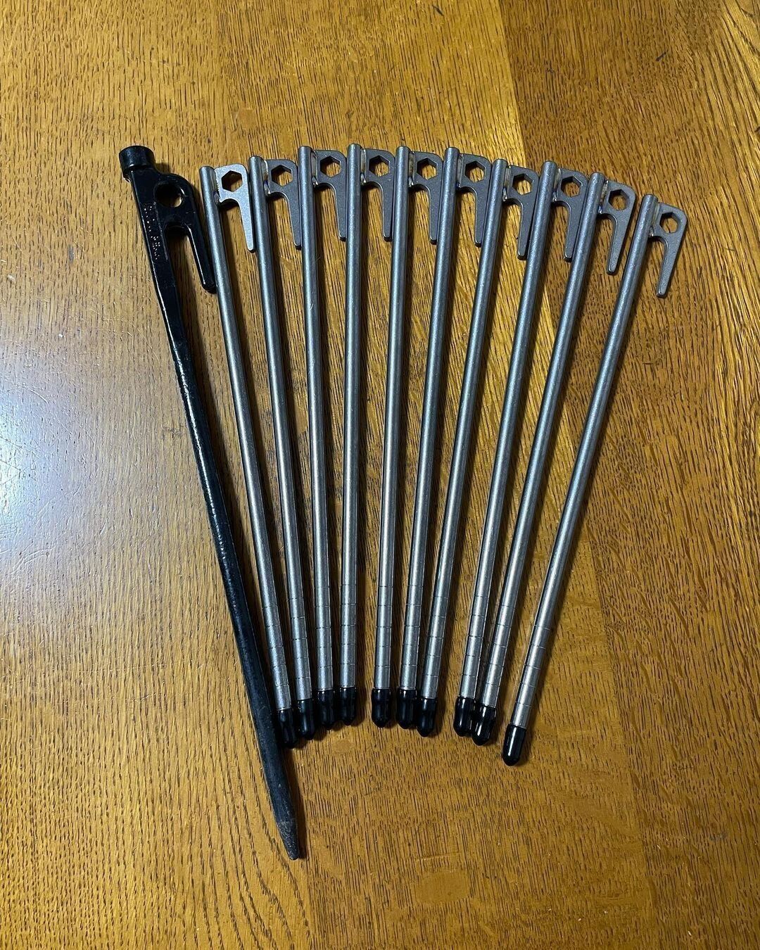 【ワークマン】軽すぎ！チタンペグ