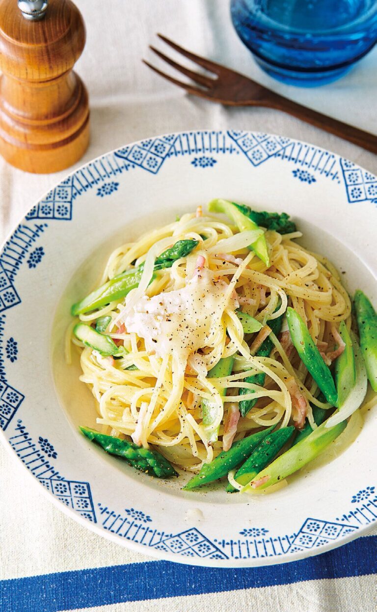 【ワタナベマキさん】調理時間約20分でできる「春野菜のビビンバ」＆「アスパラとカマンベールのスパゲティ」