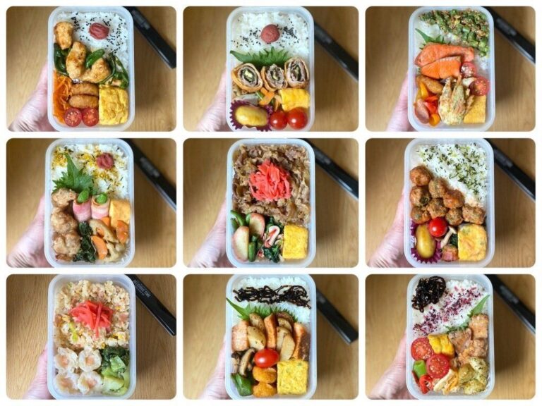 【お弁当】作り置きなし！朝ラクしたい人にオススメの10分弁当3日分