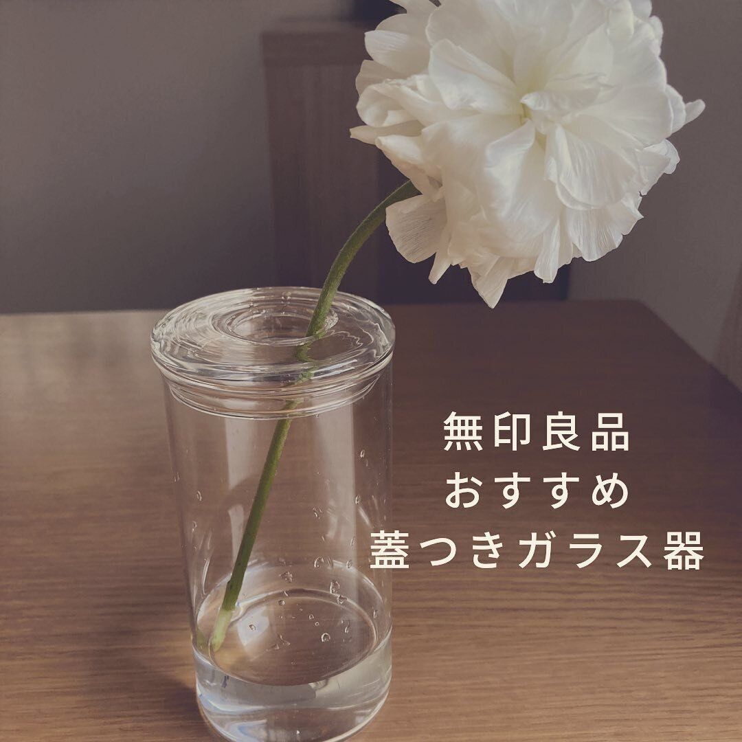 【無印良品】買ってよかったフタつき花瓶