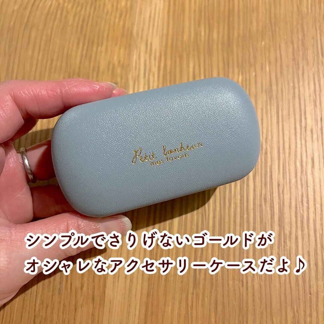 【セリア】メガネケースみたいなアクセサリーケース
