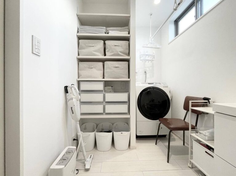 ランドリーまわりの収納アイデア22選！収納に悩んでいる人必見