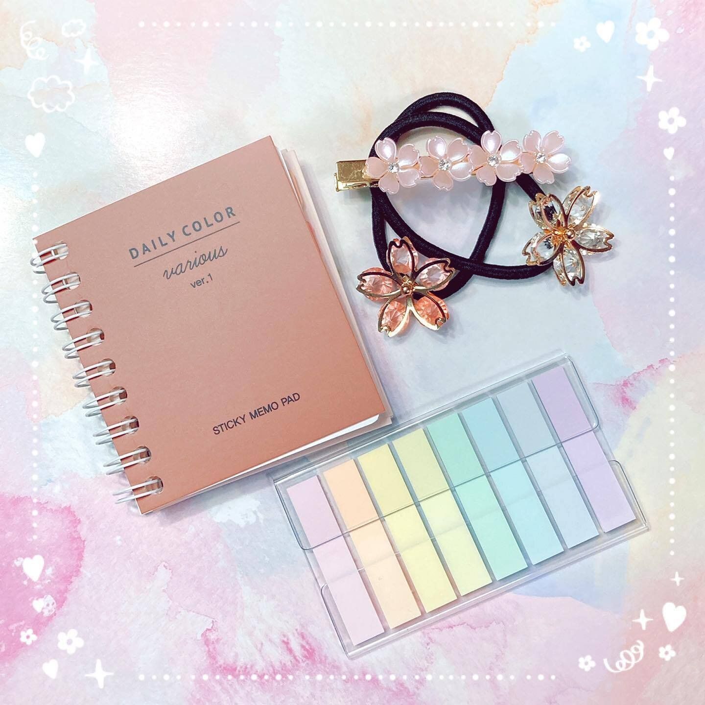 【ダイソー】ノート型の付箋で持ち運びにも便利！