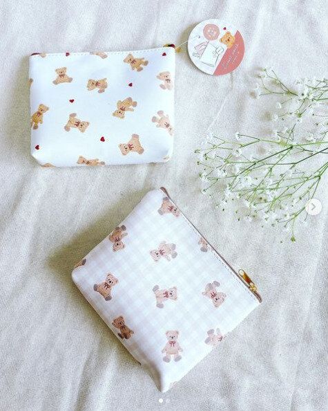 【キャンドゥ】大人気くま柄ポーチがキャンドゥなら110円で購入できる