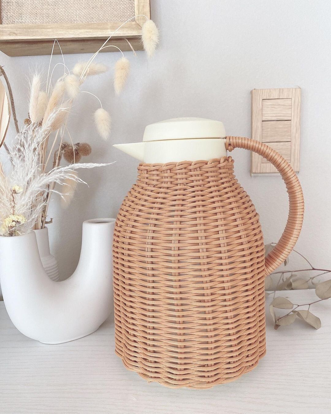 【3COINS】かわいすぎるラタンポット