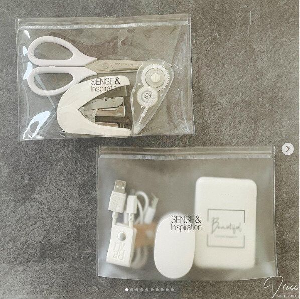 小物収納にぴったりなPVCケース