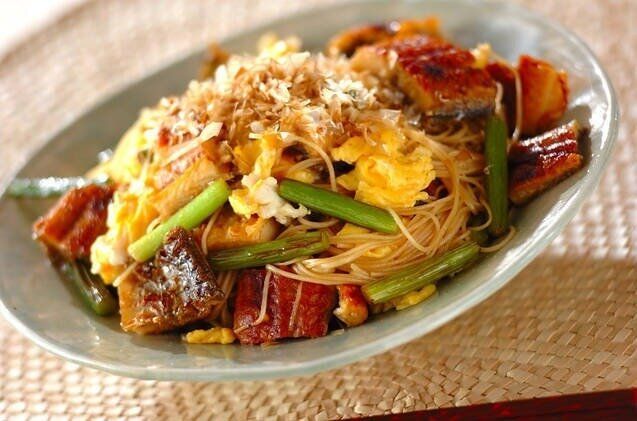 ウナたま素麺チャンプルー