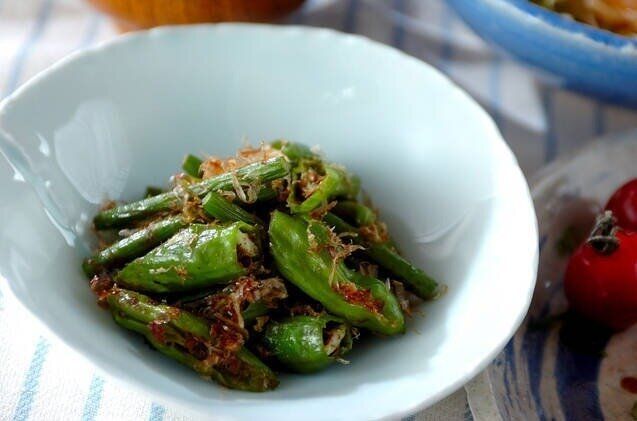 シシトウのおかか和え