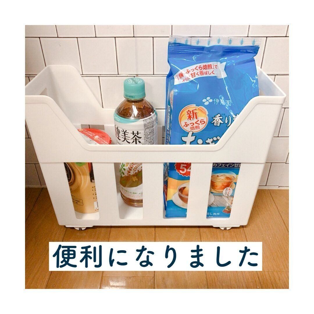 食品保管にも便利！ファイルボックスに取りつける