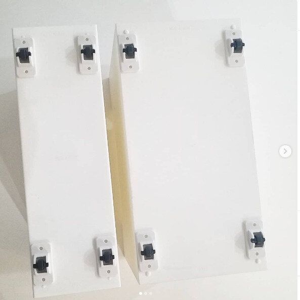 収納ボックスにミニキャスターを取り付け！