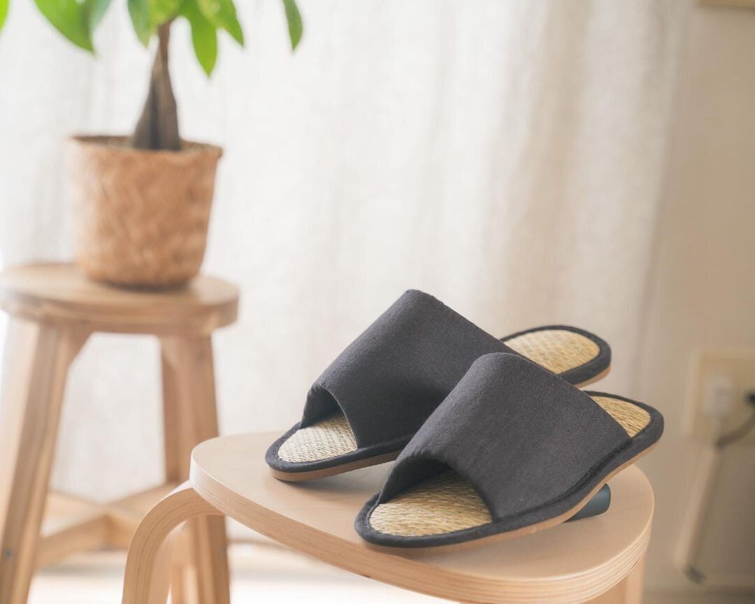【無印良品】蒸れにくくて最高!イ草スリッパ