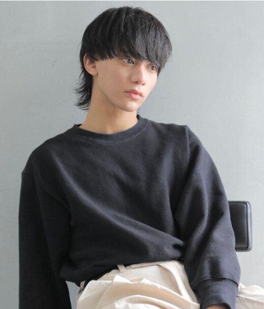 クールなメンズのウルフヘアカタログ。モードな雰囲気のマッシュウルフ