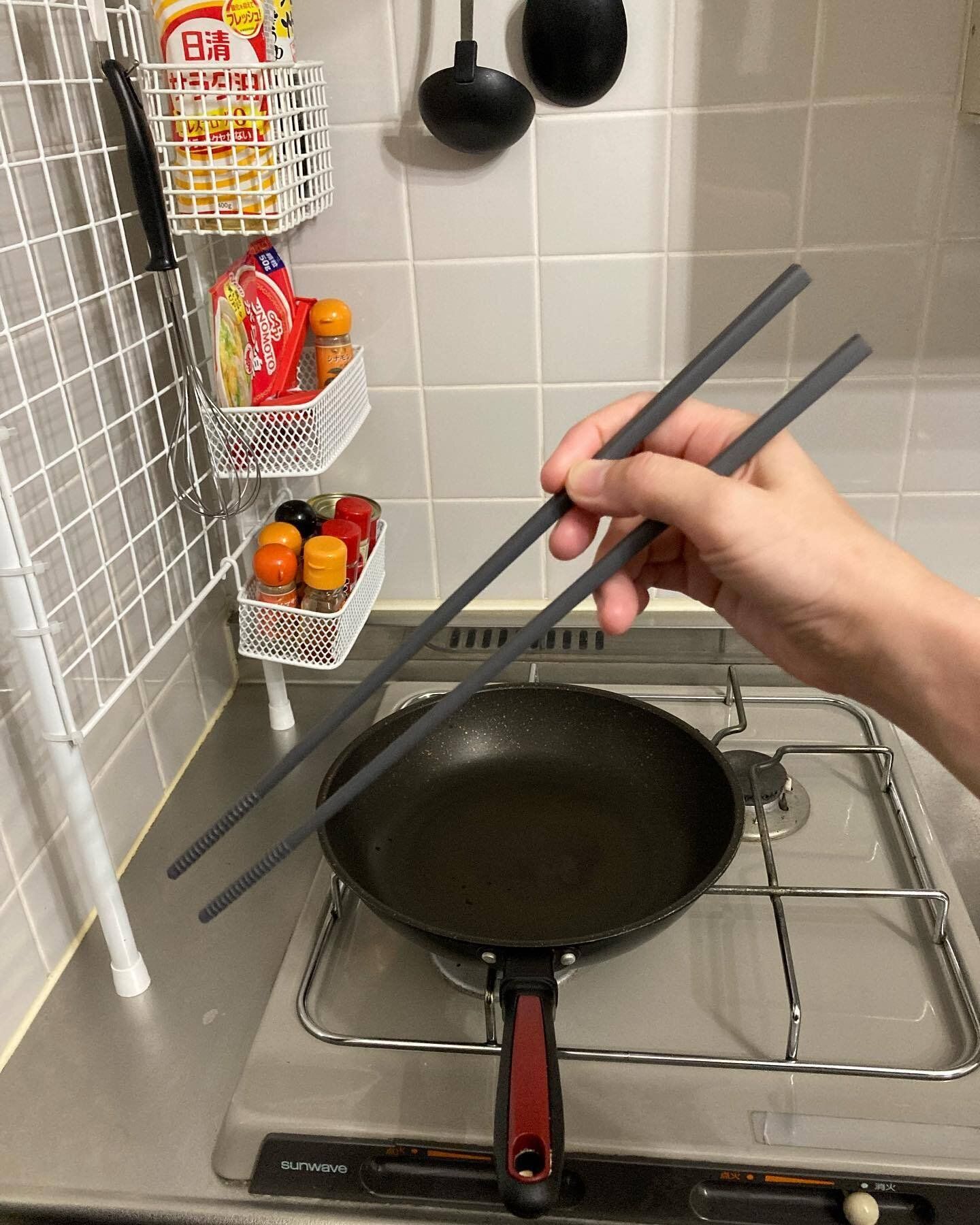 ストレスなく使用できる!「シリコーン菜箸」