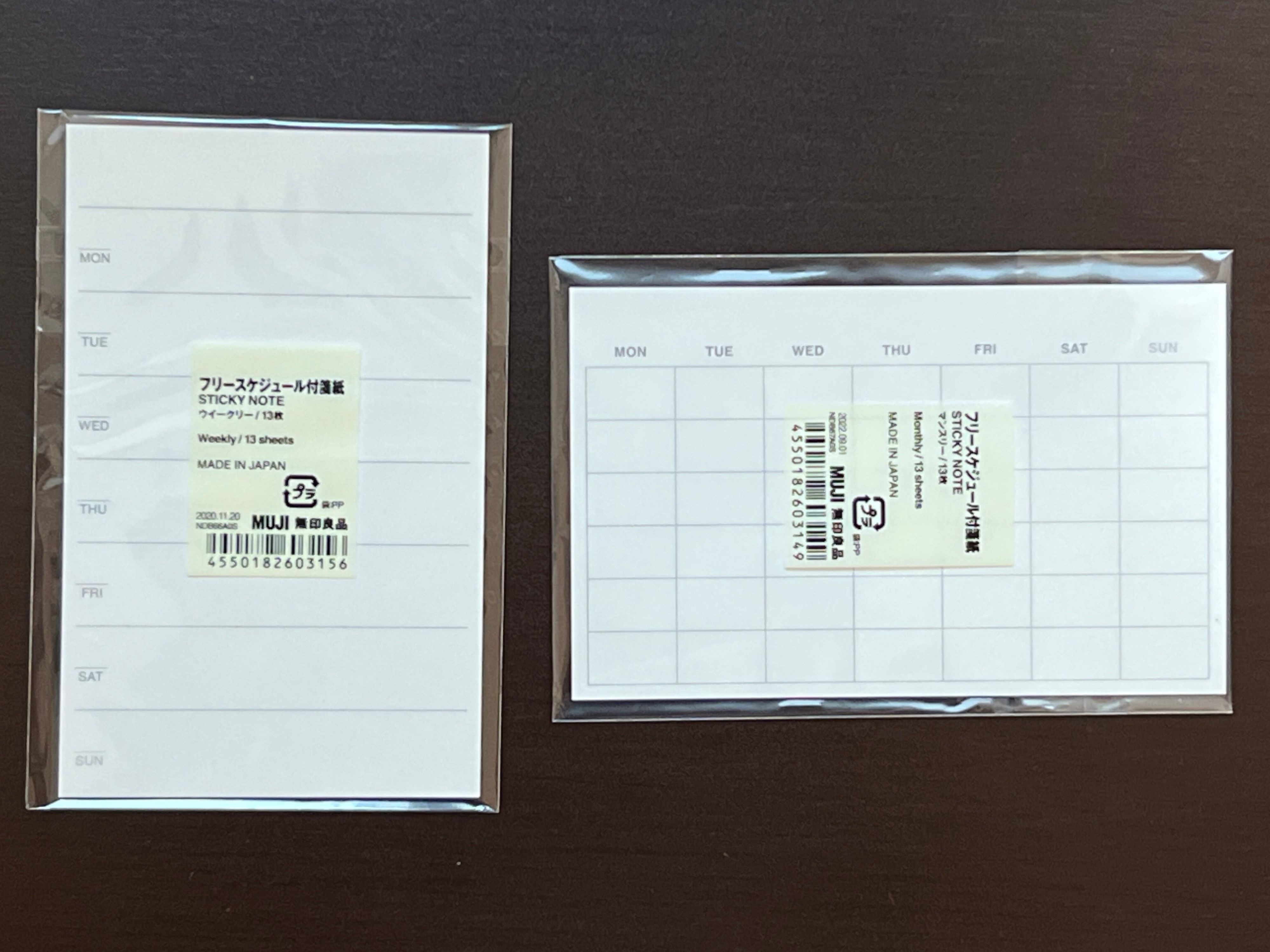 無印良品でリピ買い！「フリースケジュール付箋紙」が便利