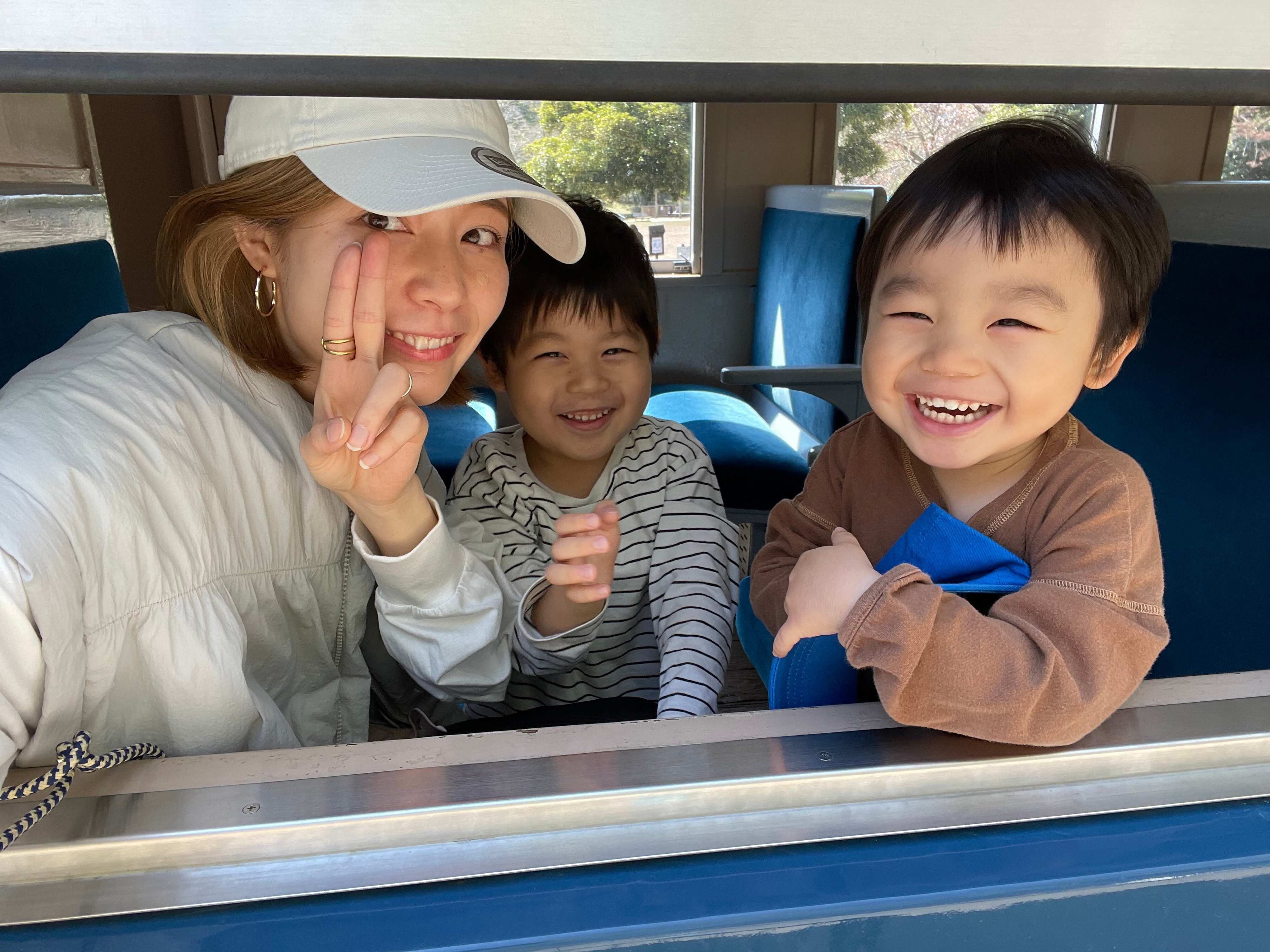 浅野一都さん親子