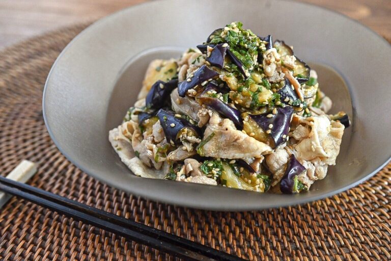 【ポン酢大量消費】冬に買ったポン酢が冷蔵庫に残ってない？お鍋だけじゃない！ポン酢で味が決まる♪大葉たっぷりの冷しゃぶサラダ