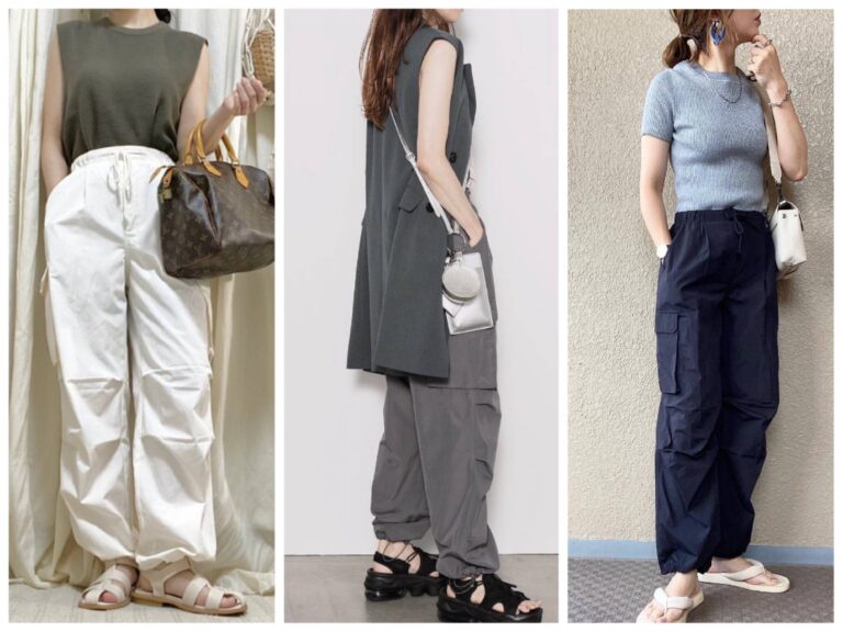 【GU】色違いで欲しい……！インフルエンサー注目の新作「パラシュートカーゴパンツ」着こなし7選