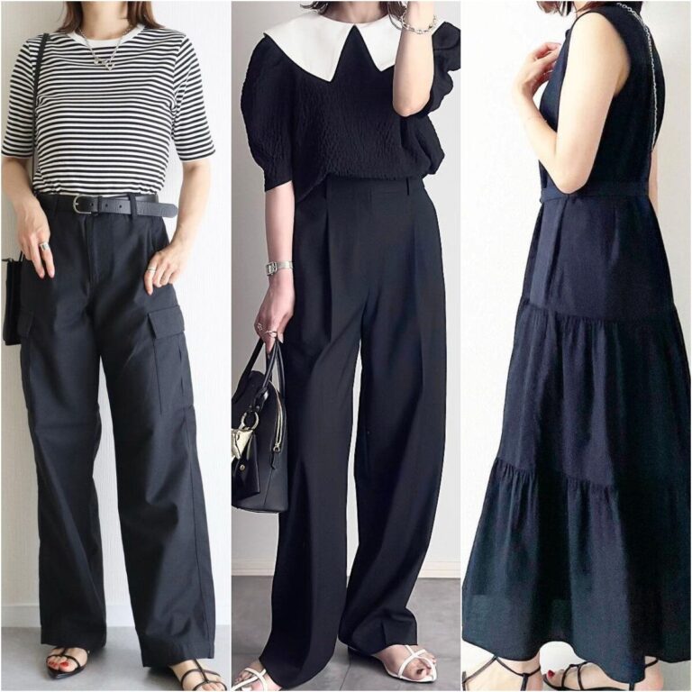 ユニクロで作る真夏の40代1週間コーデ！高見え確実モノトーン