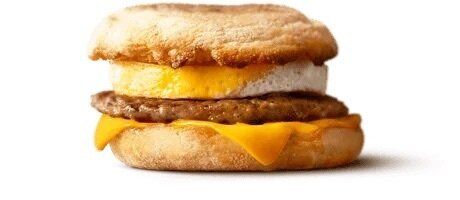 ソーセージエッグマフィン