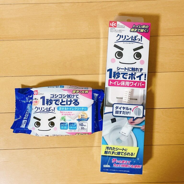 ニトリで見つけた！トイレ床用ワイパー　掃除はラクになるのか！？