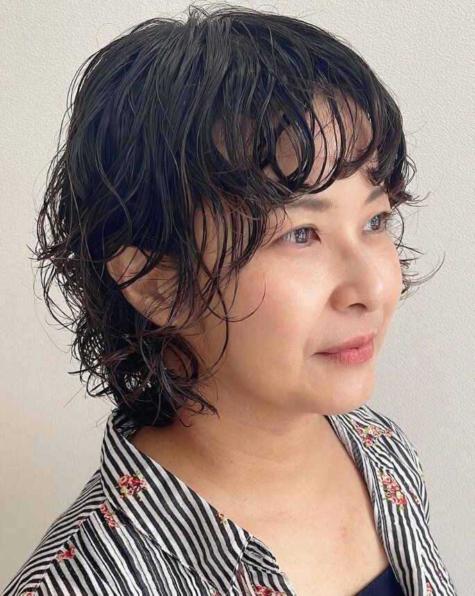 スタイリングが簡単！ショートパーマ