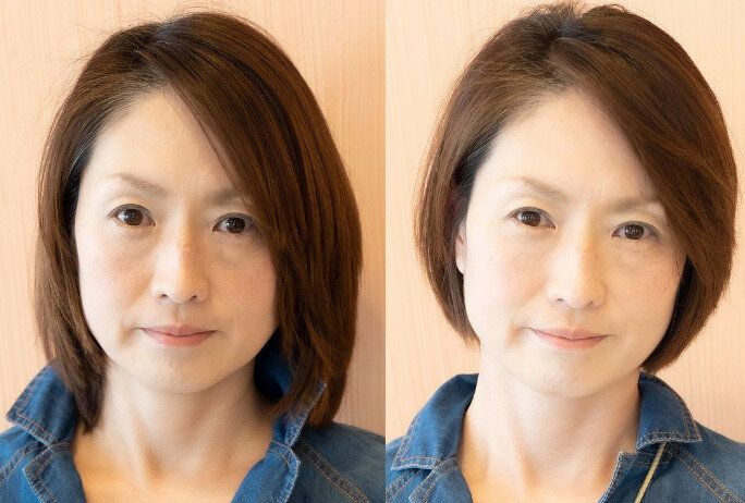 顔型がベースの方におすすめ！ミニボブ