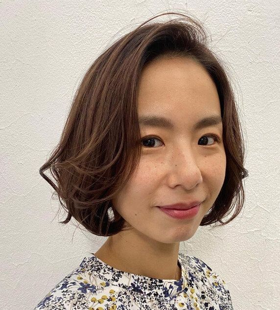 重めのシルエットがポイント！Aラインボブ