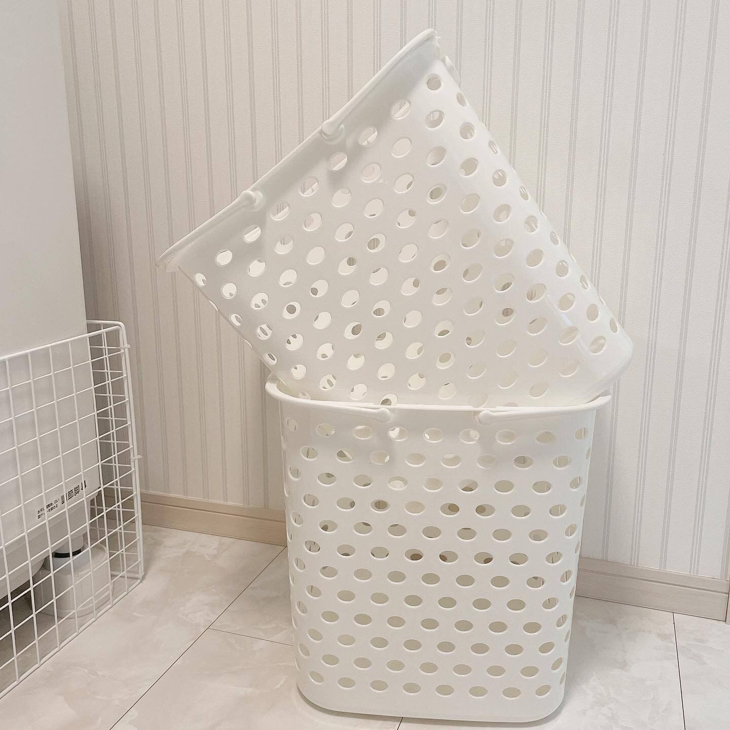 ダイソーに理想的なランドリーバスケットがあった…