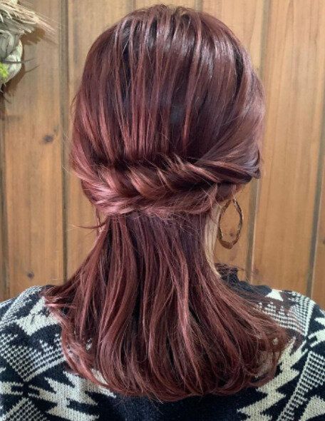 40代女性に似合う不器用でも簡単にできるヘアアレンジ。こなれ感がある!おしゃれハーフアップ