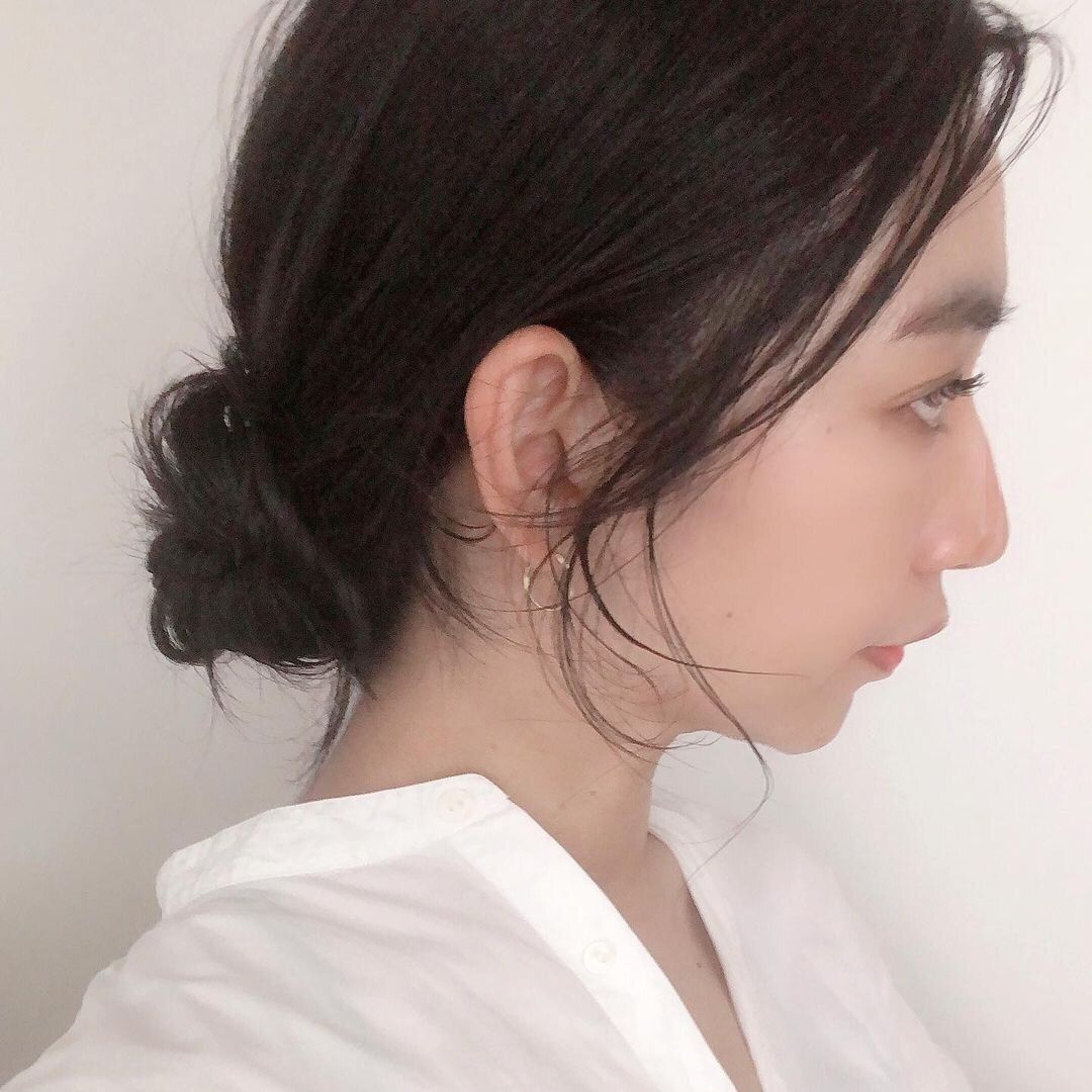 40代女性に似合う不器用でも簡単にできるヘアアレンジ!抜け感のある大人のお団子ヘア