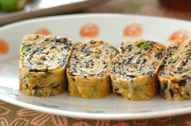 ヒジキ入り卵焼き