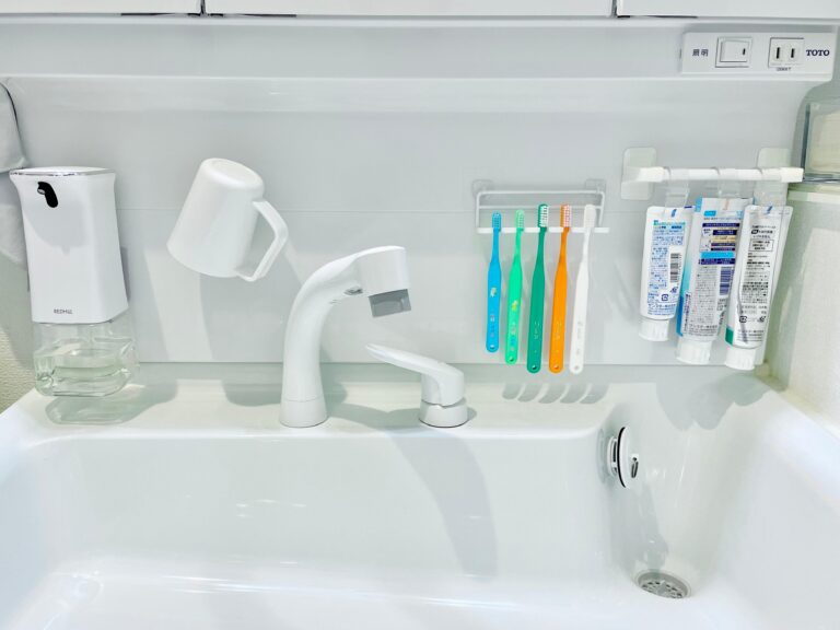 スッキリキレイを簡単にキープ！ぐうたら主婦の洗面所収納