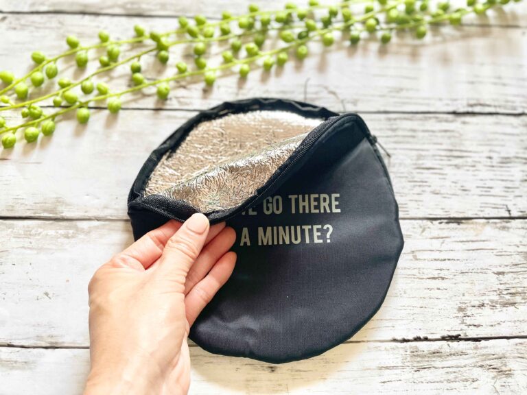 【セリア】セット販売して欲しい！形とサイズがちょうどいい！暑さ対策にピッタリな丸い保冷ポーチが優秀すぎる